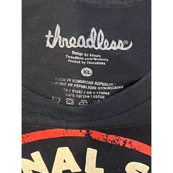 Threadless National Support Demon Black T-Shirt Mens XL - Picture 4 of 4